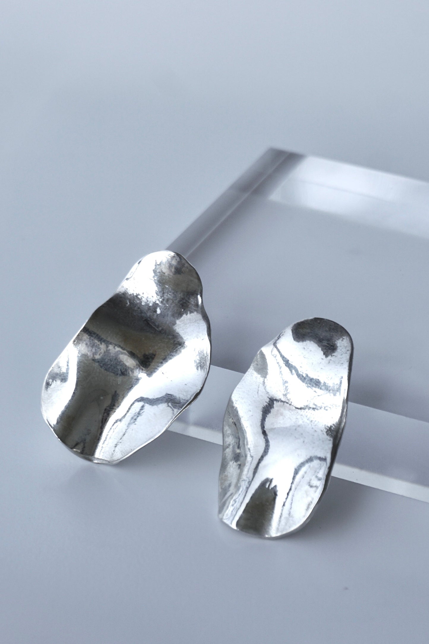 Folded earring