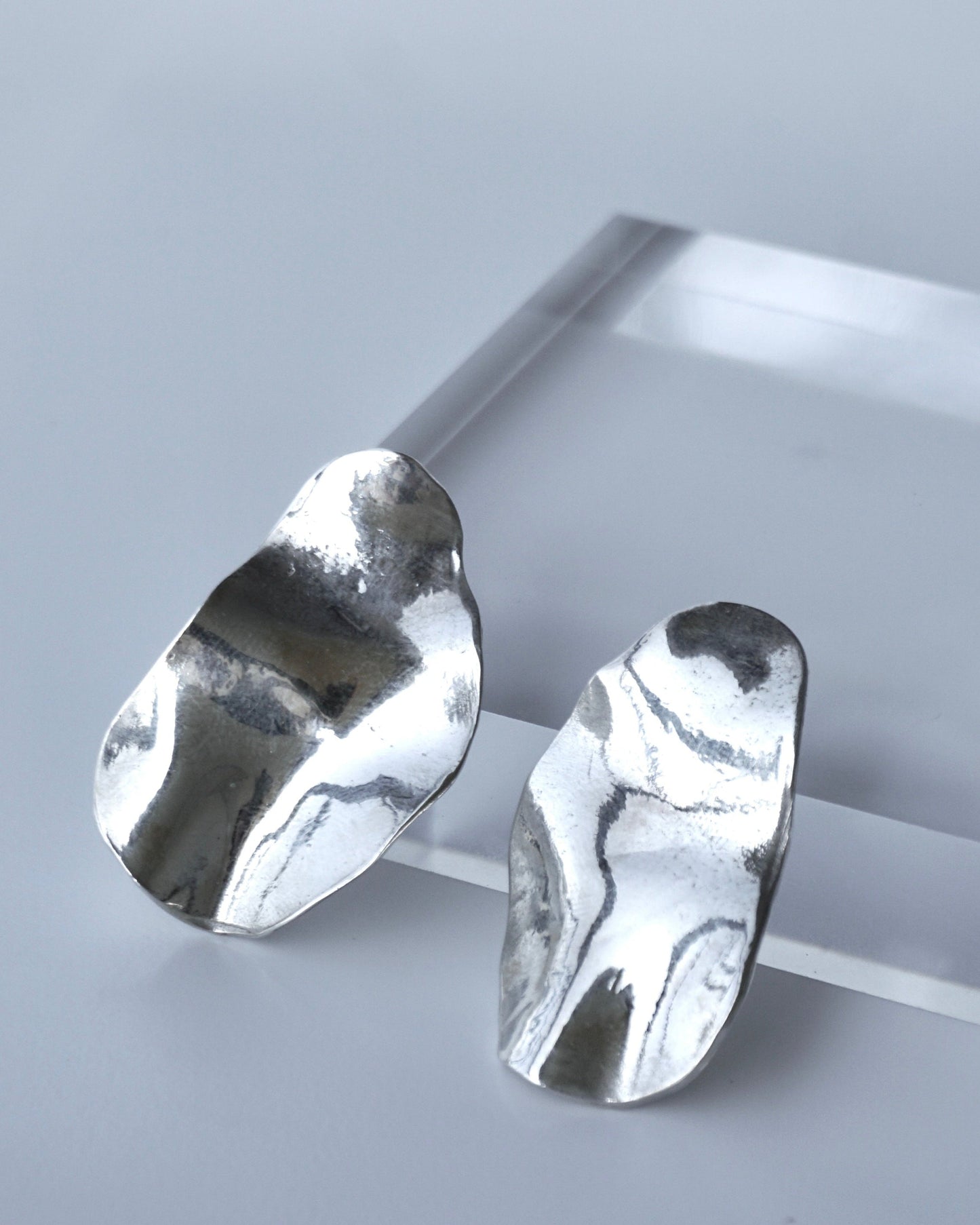 Folded earring
