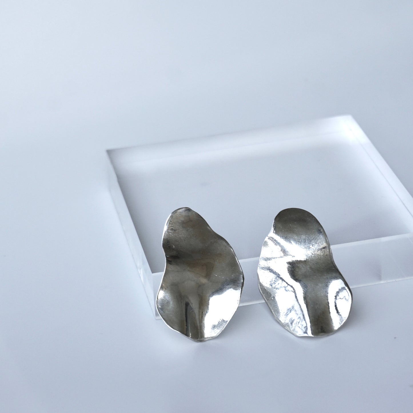 Folded earring