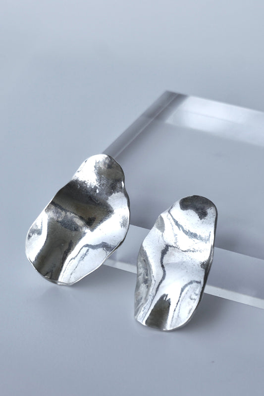 Folded earring