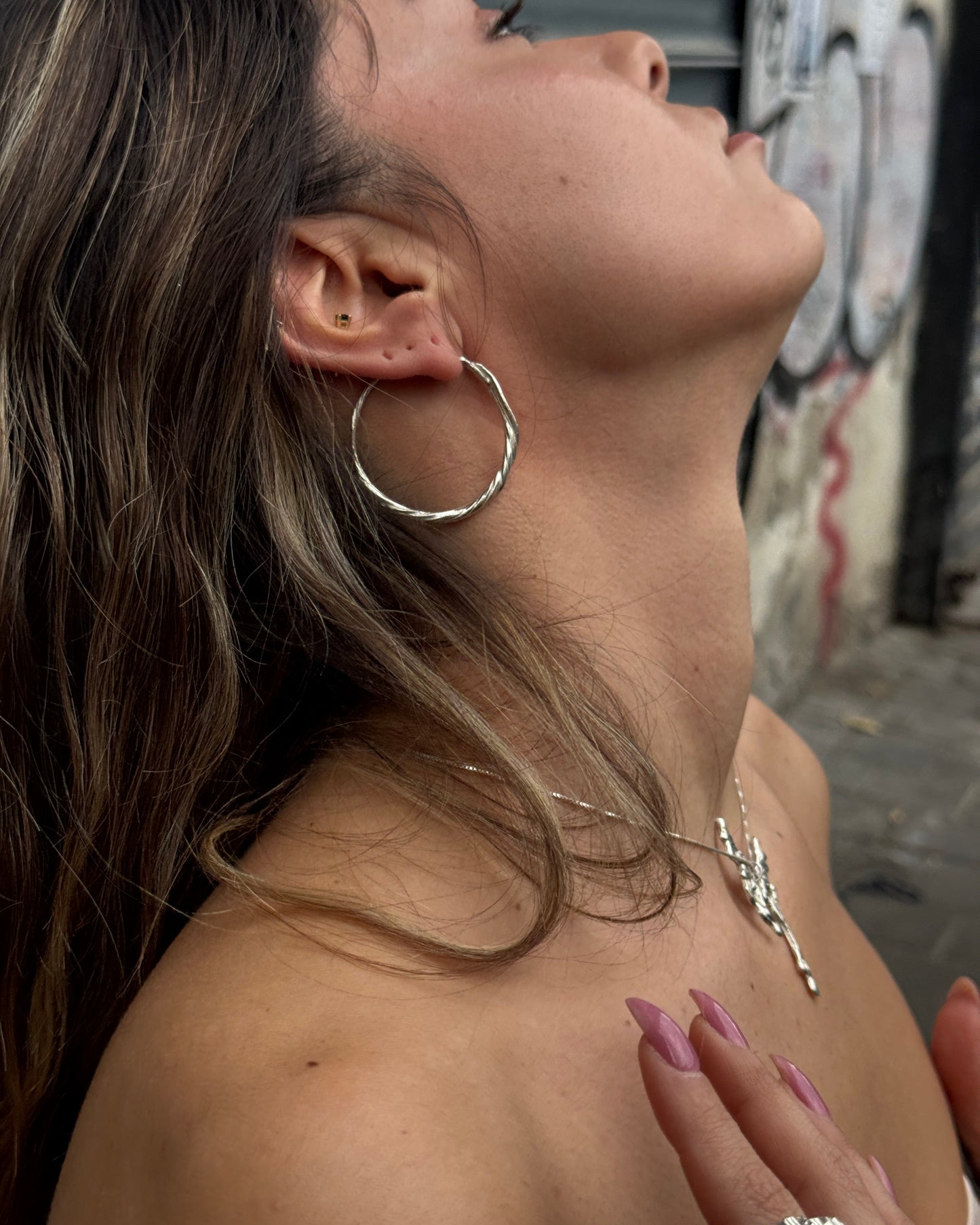 Twisted earring